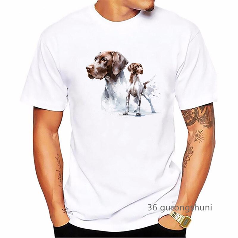 

Short Haired Pointer Dog Anprinted T Shirt MenS Clothing Summer Short Sleeve TShirt Homme Harajuku Kawaii Clothes Tshirt 4XL