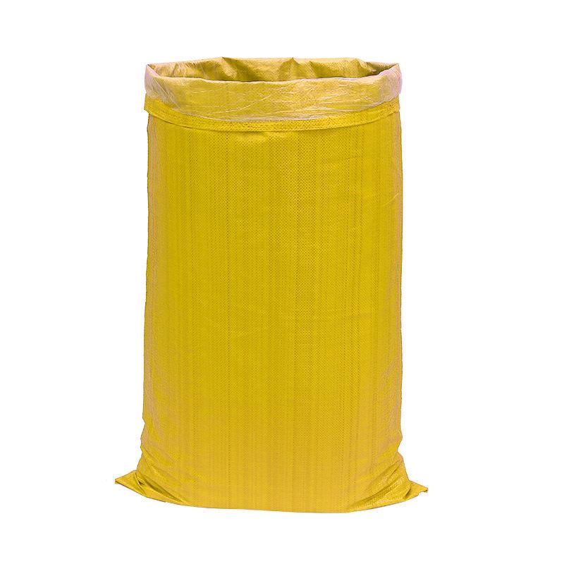 Double-Layer Waterproof Woven Bag with Moisture-Proof Lining and Custom Color Printing for Fertilizer and Feed Packaging