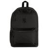 MLB New York Yankees Metal Delaware Backpack, Unisex Black Backpack