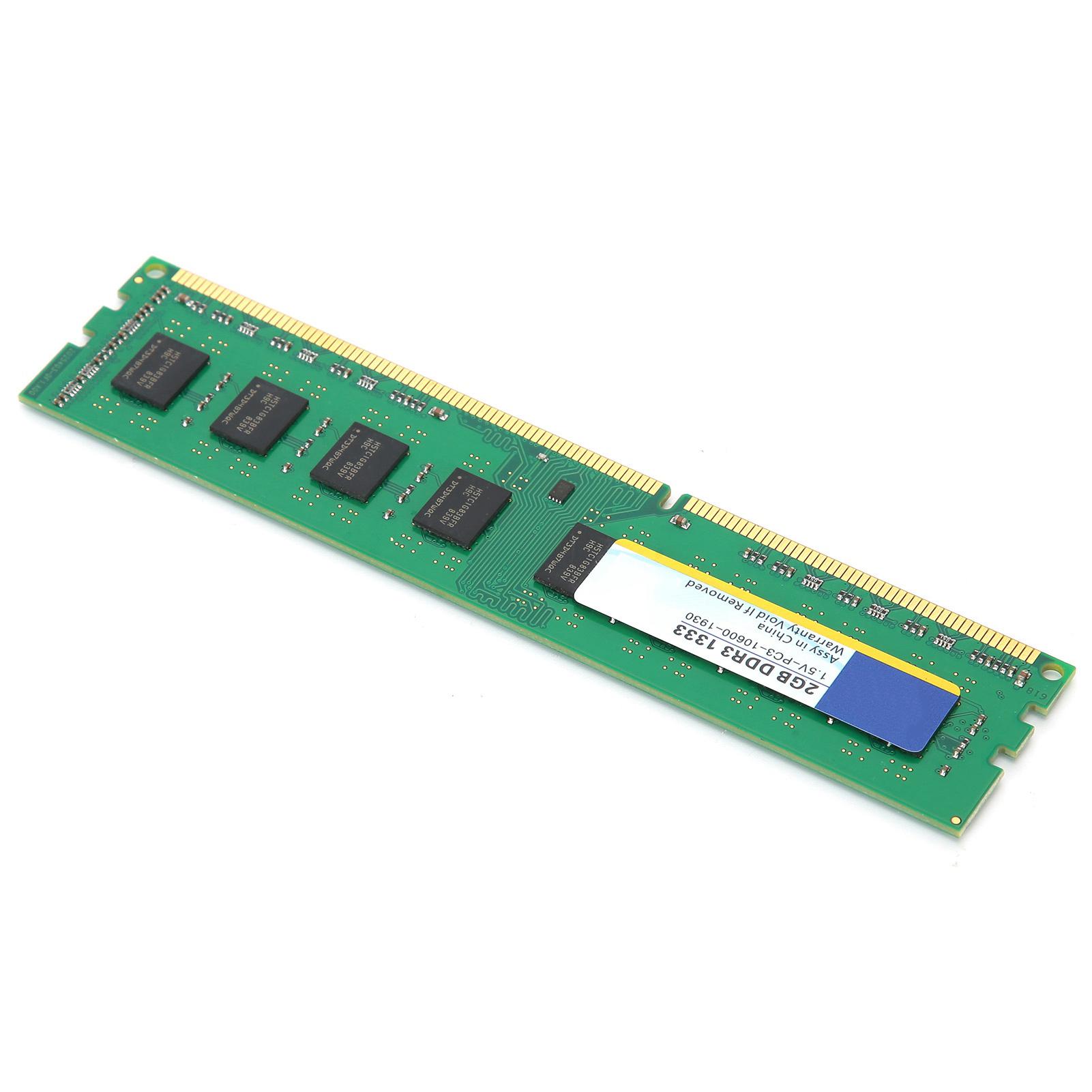 

Xiede Memory Module Desktop Electronic Component for AMD DDR3 2GB 1333Mhz PC3‑10600 1.5V
