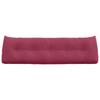 Back Cushion Burgundy Red 160 X 24 X 50 Cm Velvet