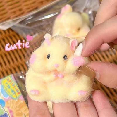Käse Hamster Quetschspielzeug Angstlinderung Langsam aufsteigendes Gelbes Küken Knet-Sensorikspielzeug Stressball Fidget Spielzeug Partygeschenke