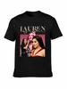 Lauren Jauregui Shirt American Singer Fans Homage T-shirt Member of the Girl Group 90s Retro V