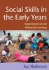 Kniha Social Skills In the Early Years : Supporting Social and Behavioural Learning
