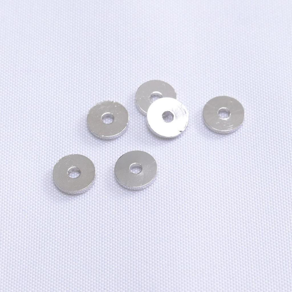 18K Gold Filled 1mm Abstandshalterperlen für DIY Armbänder & Halsketten