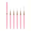 Nail Art Pen Set: Extra Fine Line Drawing & Painting Brush with Lid