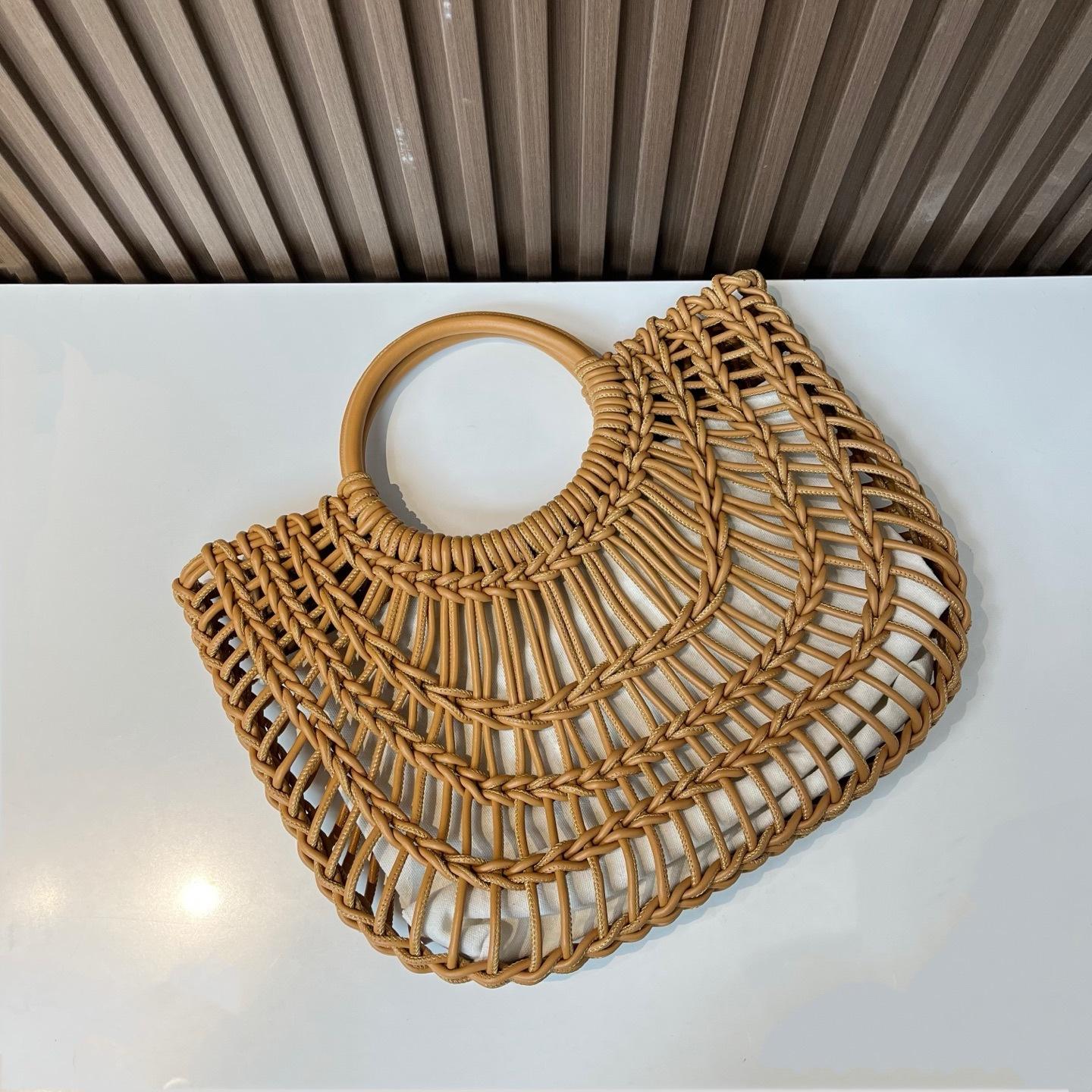 

Кожаная плетеная радужная сумка из ПУ, нишевая детская и материнская сумка, большая вместимость, высокое качество, сумка для通勤, женская сумка