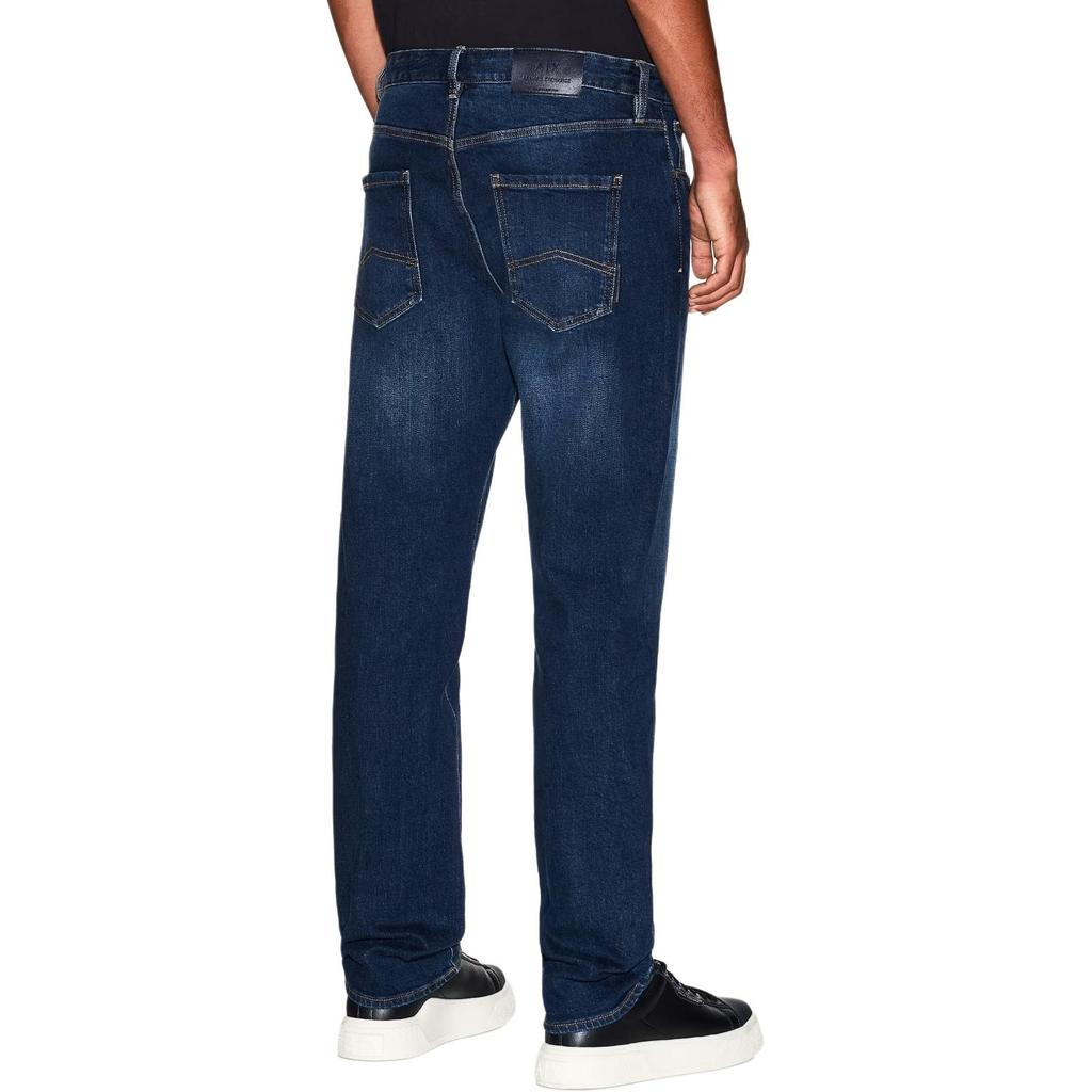 ARMANI EXCHANGE Jeans Men's Blue Moderate Straight Fit Pants XM000069-AF14265-MB001