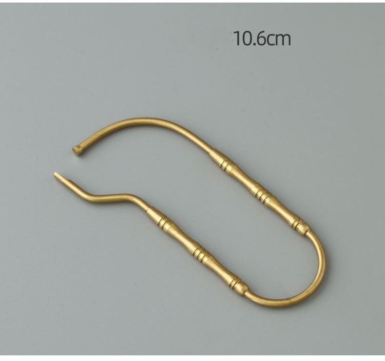 Brass Incense Seal Tool DIY Play Extension Incense Seal Incense Shovel Incense Scoop Ash Incense Sweep Incense Supplies Tools