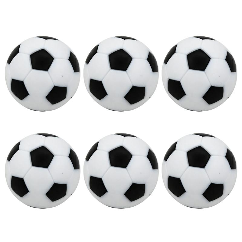 Pack of 6 Replacement Table Footballs 23mm Resin Foosball Balls for Foosball Game Accessories Quality and Light Weight