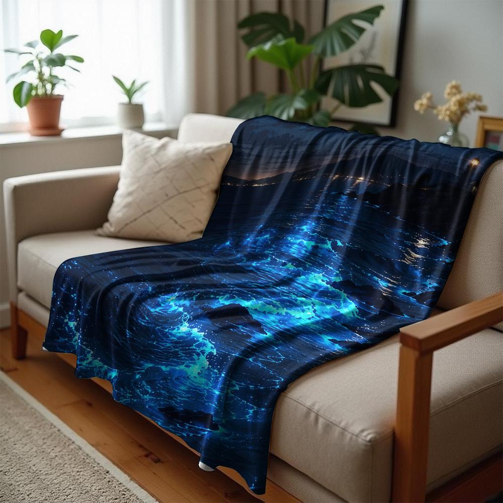 Big Yellow Star Graphic Anime Cartoon Flannel Blanket Soft Warm Throw for Bedroom Sofa Car Kids Holiday Gift