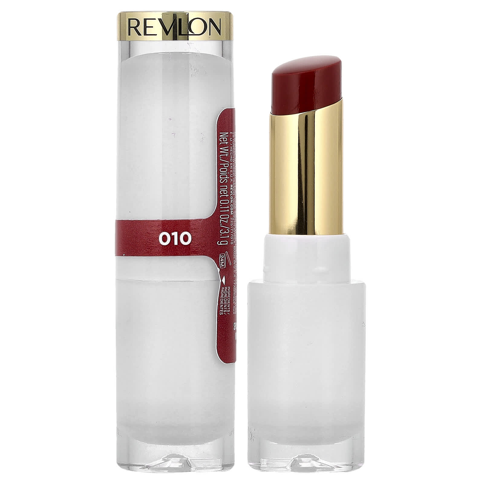 

Revlon, Super Lustrous™ Glass Shine Lip Balm, 010 Spiced Wine, 3.1 g (0.11 oz)