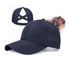 Women Baseball Cap, Adjustable Elastic Straps Quick-Drying Sun Hat, Criss-Cross Ponytail Design Baseball Hat for Running Yoga Hiking