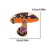 West Cowboys Iron On Patches For Clothing thermoadhesive Patches For Clothes Mushroom Embroidery Patches For Hat/Jeans DIY Badge