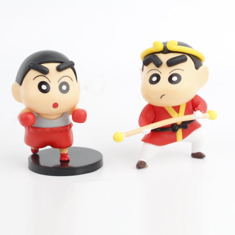 Collectible Pvc Anime Figure Set Featuring 6 Unique Character Designs For Display
