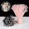 4Yards Flower Wrapping Wave Yarn Rose Bouquet Packaging Paper Lace Mesh Handmade Gift Packaging Supplies Wedding Party Decor