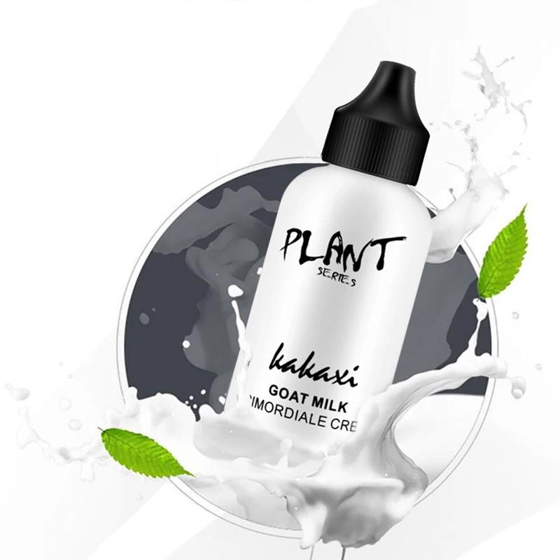 50ml Goat Milk Face Foundation Cream Natural Whitening Brightening Concealer Base Cream Waterproof Oil-control Face Cream Makeup