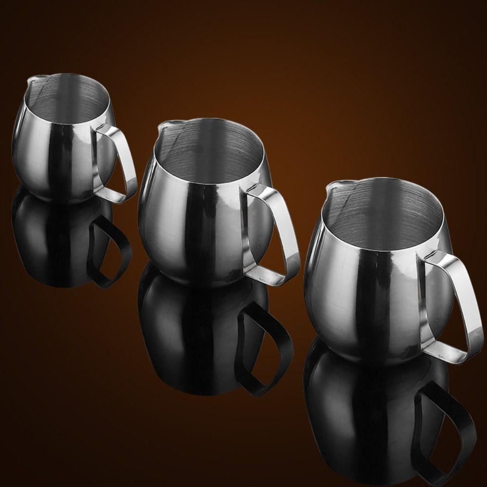 300ml/420ml/600ml Türkische Kaffeekanne mit Ausguss Kaffeebereiter Milchkanne Latte Art Tasse Mokka