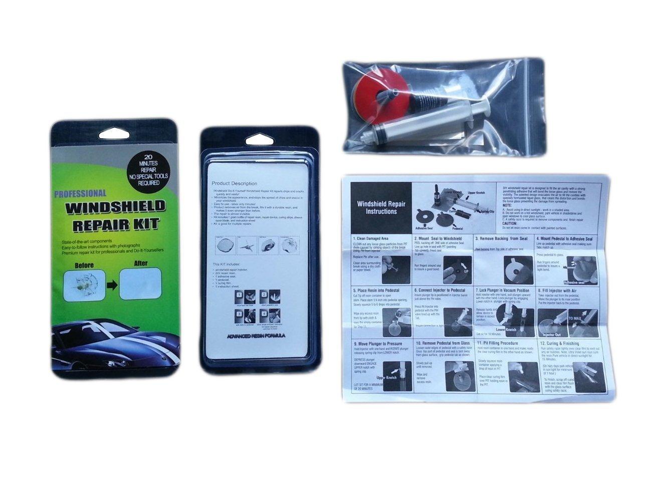 

Crack Repair Windshield Repair Kit 2 Points (Stepping Stones, Scratches, Hole Filling, Repair)