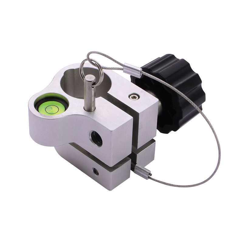 Carbon Fiber Surveying Rod with Bubble Level, Group Holder, and Pin Leg for Visual Carbon Fiber Rod