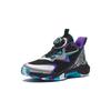 Anta Antiskid Wear-Resistant Mid-Top Kids Running Shoes Kids sneaker Black Purple Green 312339957-1