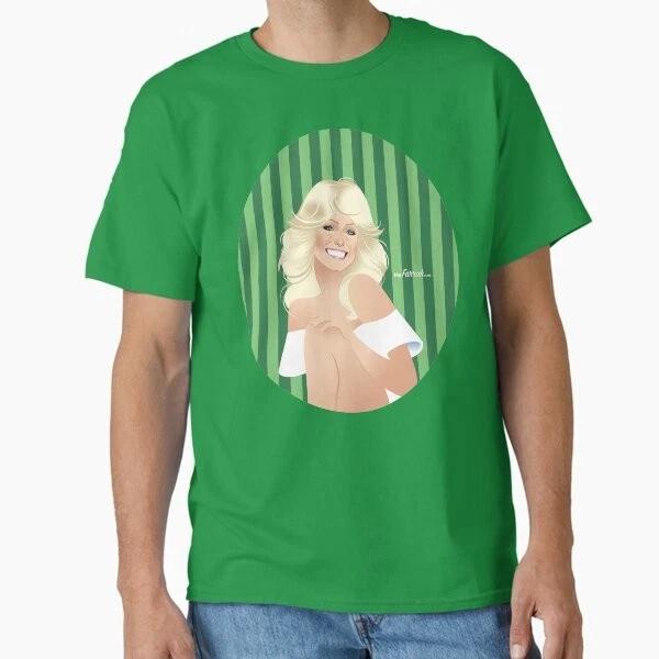 Farrah Green Striped Circle Classic TShirt Made In UsaAus TShirt S2xl S