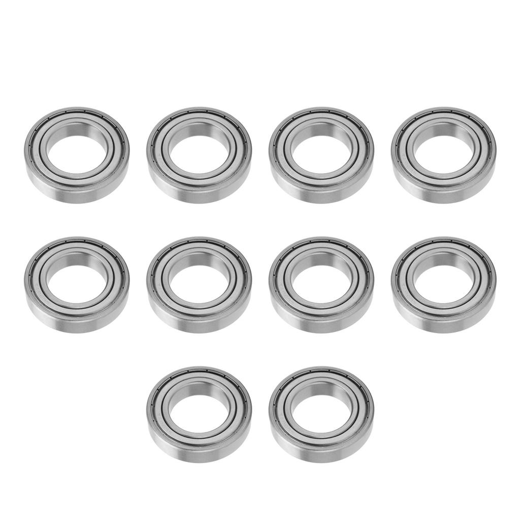 10Pcs Miniature Bearing Stainless Steel Roller Device Parts Replacement S6007ZZ 62x35x14mm