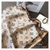 100% Pure Mulberry Silk Square Scarf 68x68cm Lightweight Winter Shawl Women