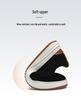Men's Retro Genuine Leather Suede Slip-On Casual Shoes with Soft Sole - Trendy Black