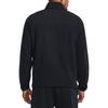 Under Armour Solid Color Half-Zip Stand Collar Long Sleeve Jacket Men Jacket Black 1379916-001