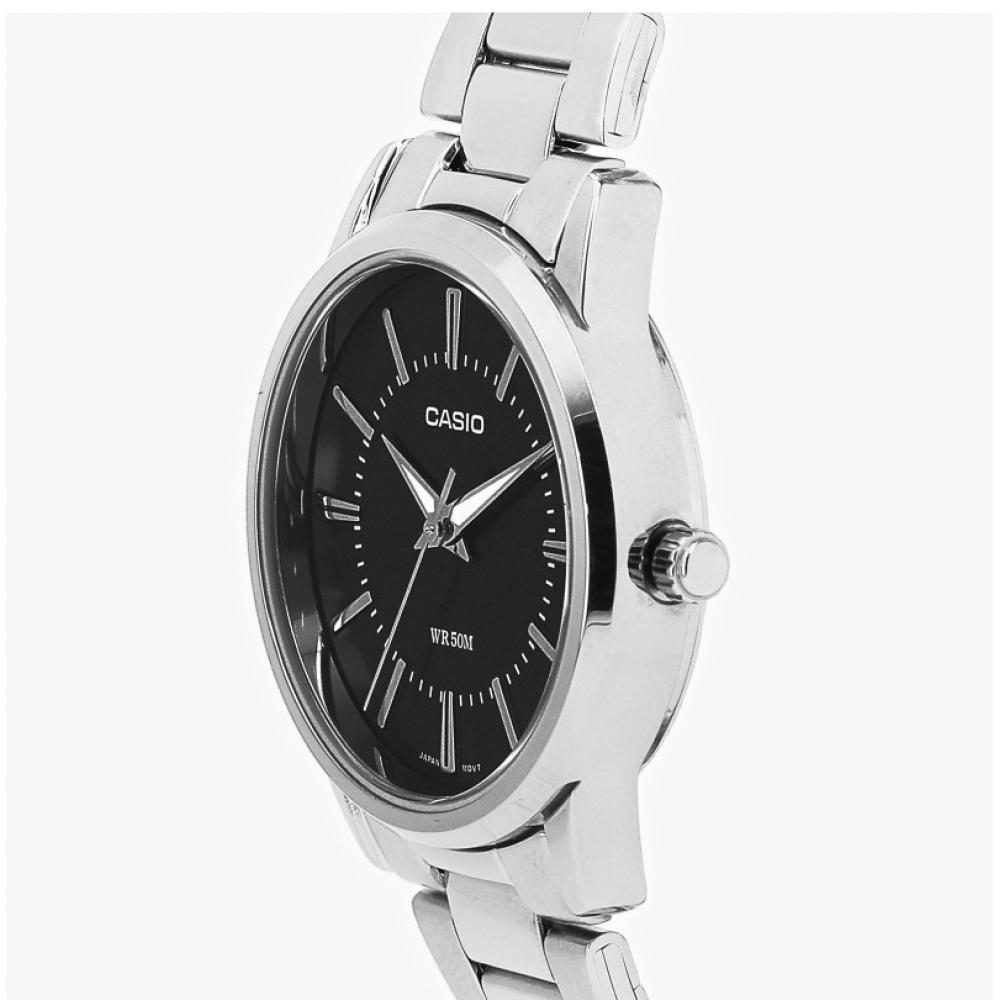 Casio Ltp 1303d 1avdf  Ltp 1303d 1a  Analog Sat Student Dame Metallklokke