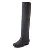 New Winter Thigh High Boots Women Shoes Over The Knee Boots Flat Long Ladies Rubber Boots  De Mujer Botas