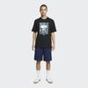 Nike Photo Print Skateboard Crew Neck Short Sleeve T-Shirt With Drop Shoulders Men Tops Black FB8141-010