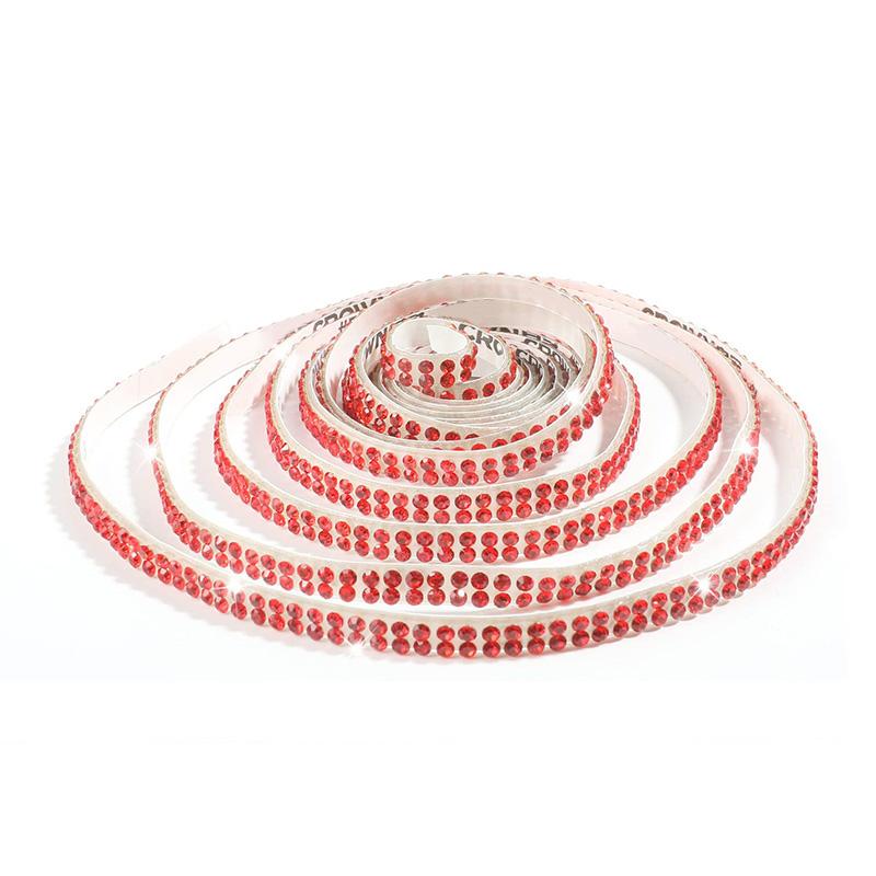 5m Self Adhesive Crystal Rhinestone Sticker Ribbon DIY Sticker Rhinestones Tape Arts Crafts Car Phone Auto Interior Decoration