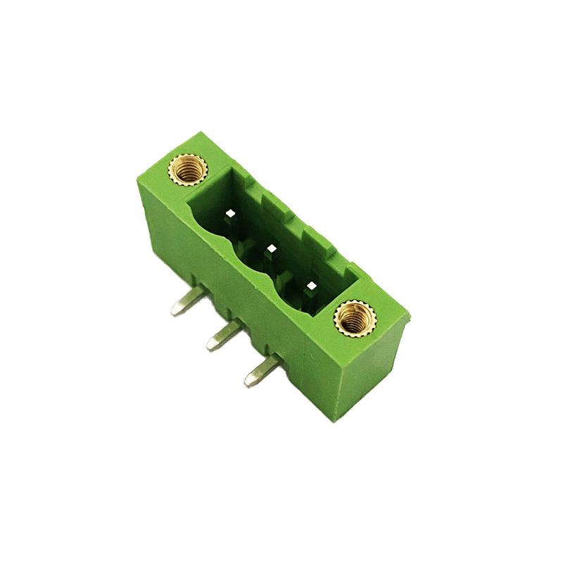 2EDGRM-5.08MM Terminal with Ear Bend Pin PCB Plug In Terminal Block Connector
