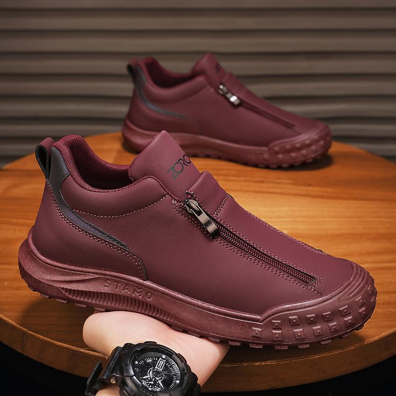 High Quality Men Loafers Luxury Sneakers Sports Shoes Men Casual Sneakers Chunky Designer Soft-soled Leather Running Shoes