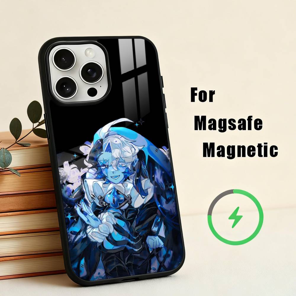 S-Shadow M-Milk C-Cookie R-Run   Phone Case For iPhone 17,16,15,14,13,12,Plus,Pro,Max for Magsafe Magnetic Wireless Charging