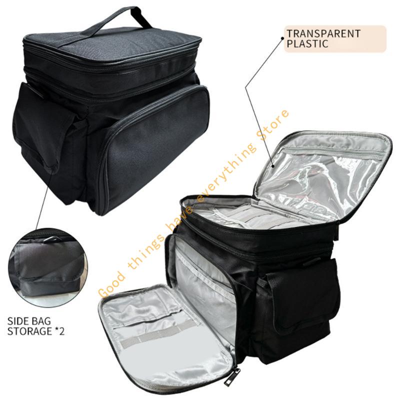 55KF Sewing Basket Professionals Spacious Compartments Removable Partitions Thick Padding Protective Sewing Kits Container