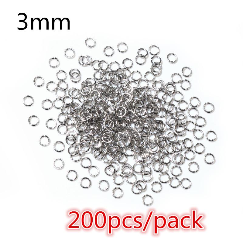 High Quality 316 Stainless Steel DIY Jewelry Making Findings Necklac Earrings Hooks/Jump rings/Lobster Clasp Craft Accessories