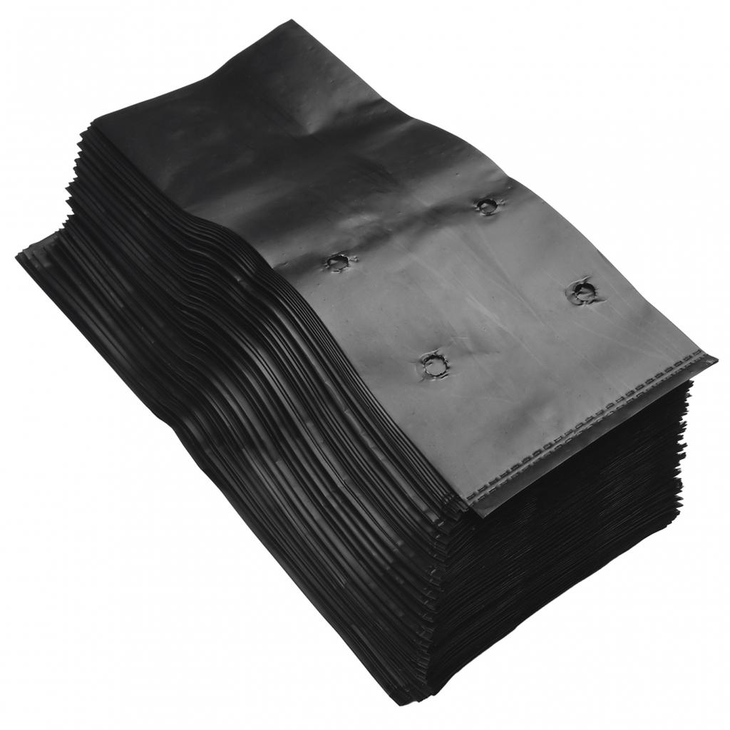 100PCS Nursery Bags Black PE Material Plant Grow Bags Pots Flower