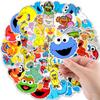 New Sesame Birthday Party Decorations Cartoon Street Balloons Plates Tablecloth Cups Tableware Set for Baby Shower Party Favors 5