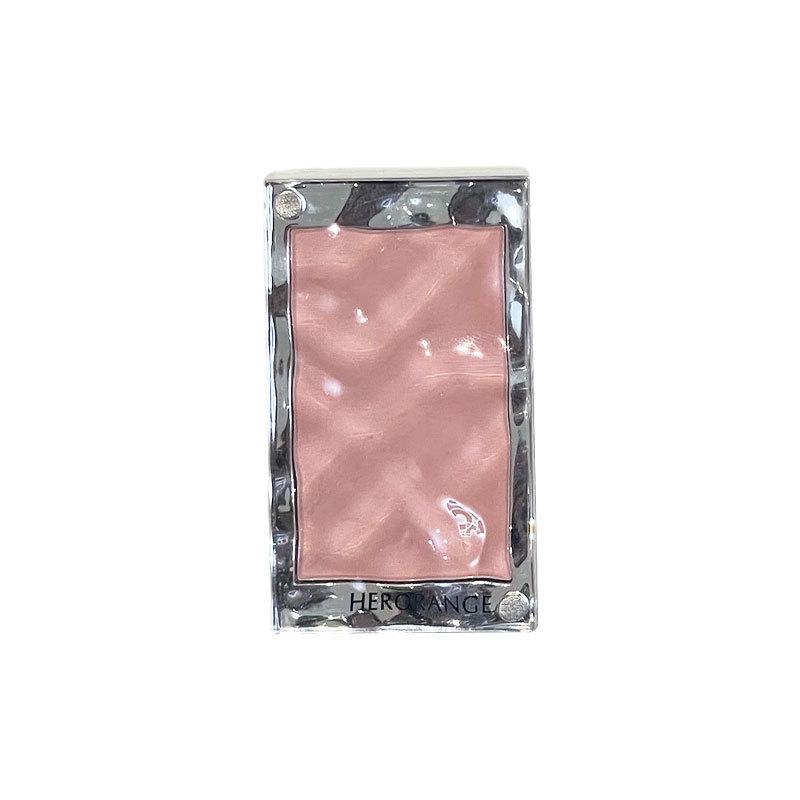 HERORANGE Skin-Melting Peach Pink Matte Shimmer Blush Cream for Natural Face Brightening