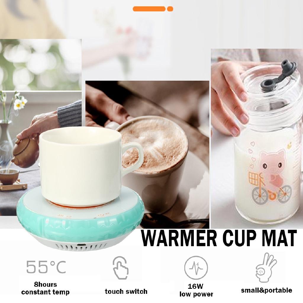 Magnetrührer Heizmatte Tassenunterlage Heiztasse Elektrische Matte Kaffeetablett Teetassenwärmer Tassenbereiter 3 in 1