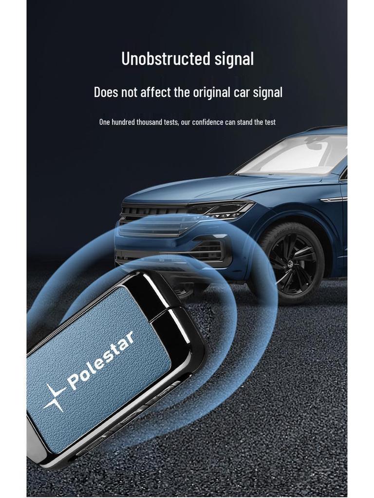 Prémiový dekorativní kryt klíčenky pro Polestar 4 a 3 2024 pro muže a ženy