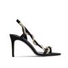Fashion 2025 Summer New Line With High Heels Temperament Diamond-Shaped Open-Toed Sandals For Women Slim Heels