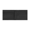Montblanc Brand Print Solid Color Six Card Slot Leather Wallet Men Wallet Black 130315