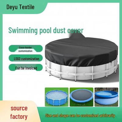 Round Oxford Cloth Outdoor Pool Cover - Dust, Sun, Rain, Leaf & Snow Protection