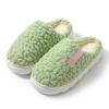 Cotton slippers female couple thickened autumn and winter indoor home home home non-slip warm confinement wool cotton shoes men
