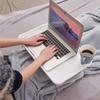 2025 Trend Tragbarer Klapp-Laptoptisch für Studentenwohnheim mit Getränkehalter Laptop-Betttisch Stabiles Betttablett Schreibtisch für Sofa