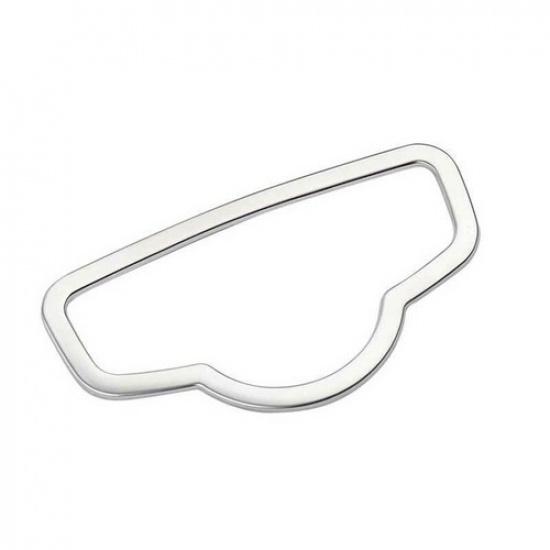 2016-21 Headlight Switch Control Button Ring For Benz E-Class W213 Matte Sliver